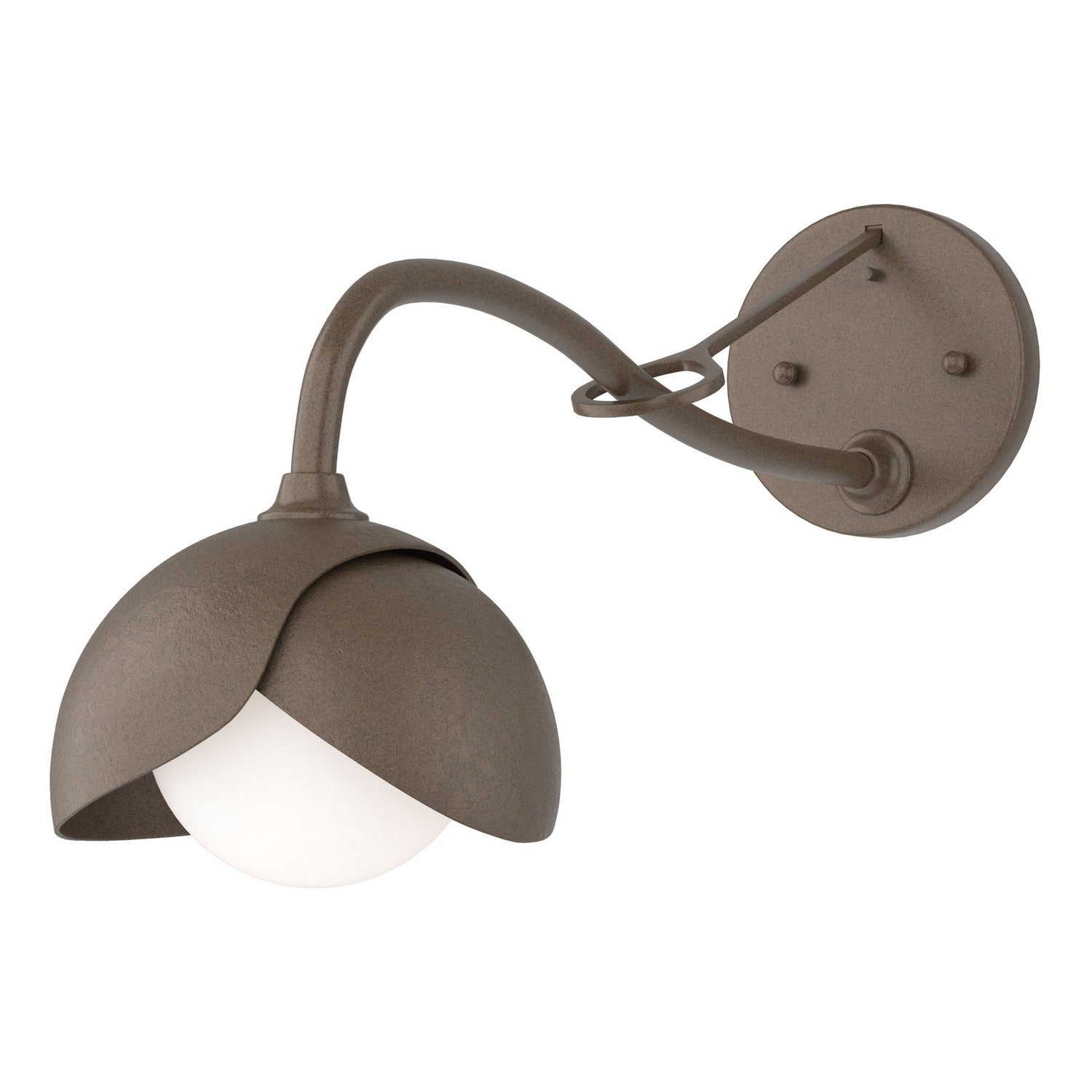 Hubbardton Forge - 201377-SKT-05-05-GG0711 - One Light Wall Sconce - Brooklyn - Bronze