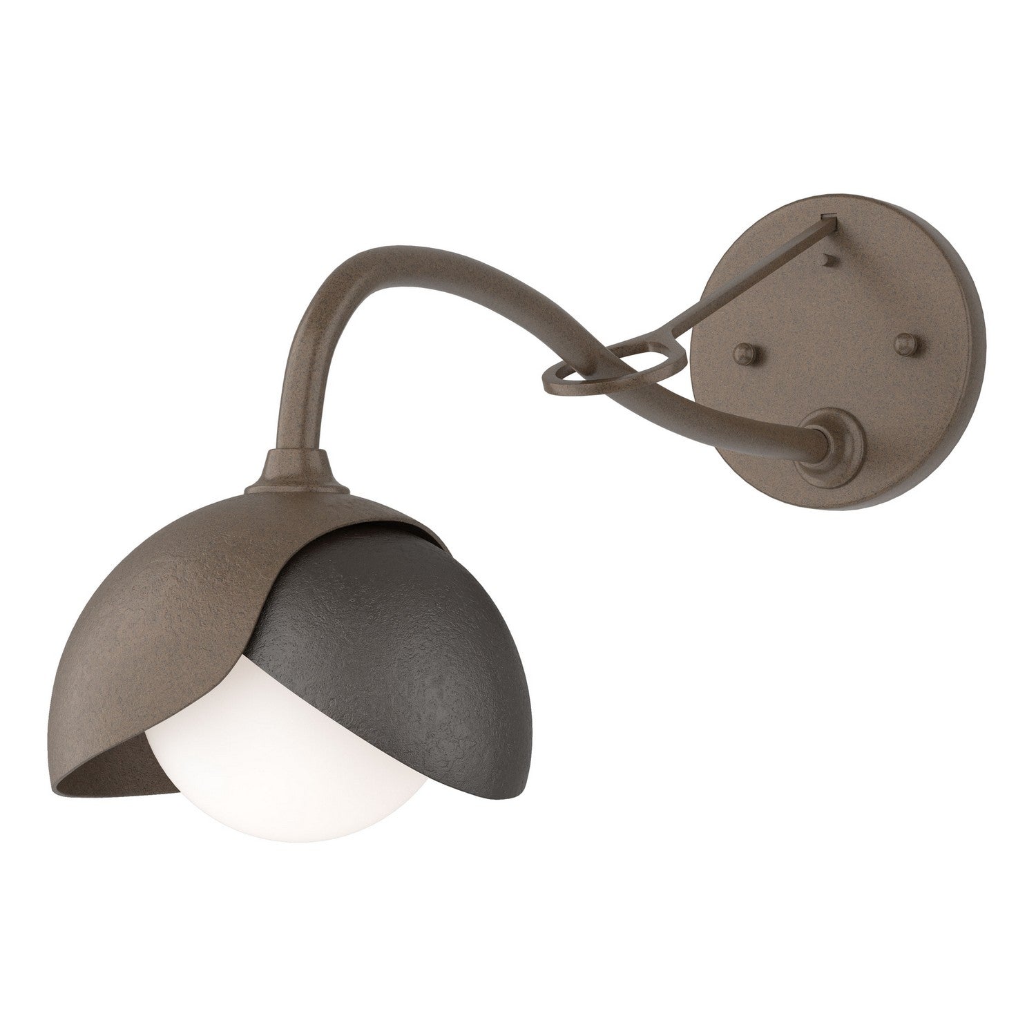 Hubbardton Forge - 201377-SKT-05-14-GG0711 - One Light Wall Sconce - Brooklyn - Bronze