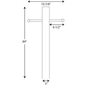 Progress Lighting - P5391-31 - Outdoor Post - Outdoor Posts - Black