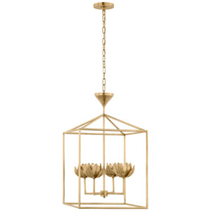 Visual Comfort Signature - JN 5302AB - LED Lantern - Alberto - Antique-Burnished Brass