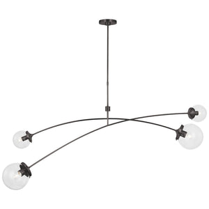 Visual Comfort Signature - KS 5406BZ-CG - LED Chandelier - Prescott - Bronze