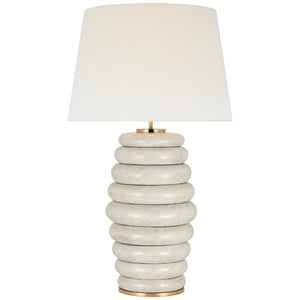 Visual Comfort Signature - KW 3621AWC-L - LED Table Lamp - Phoebe - Antiqued White