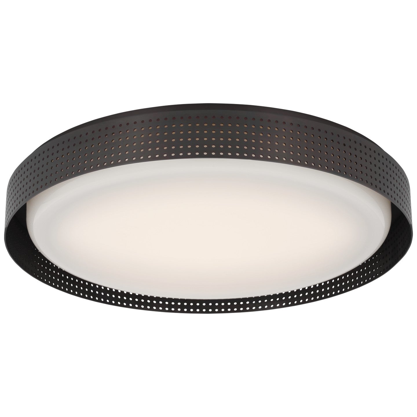 Visual Comfort Signature - KW 4082BZ-WG - LED Flush Mount - Precision - Bronze