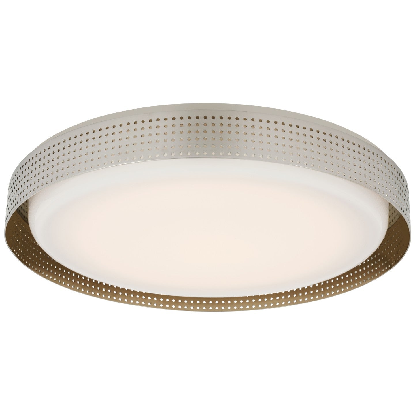 Visual Comfort Signature - KW 4082PN-WG - LED Flush Mount - Precision - Polished Nickel