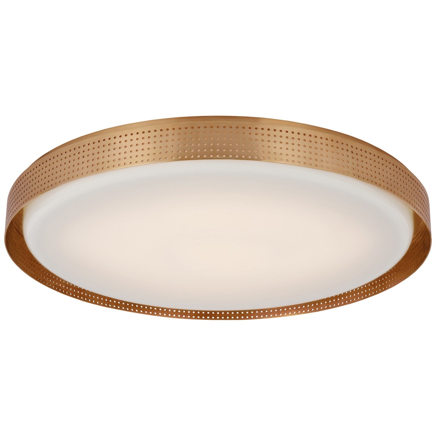 Visual Comfort Signature - KW 4083AB-WG - LED Flush Mount - Precision - Antique-Burnished Brass