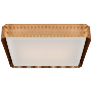 Visual Comfort Signature - KW 4085AB-WG - LED Flush Mount - Precision - Antique-Burnished Brass