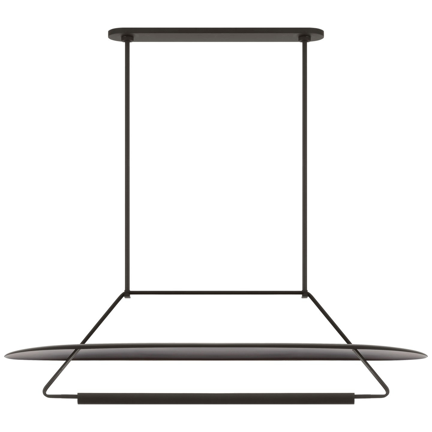 Visual Comfort Signature - KW 5107BLK - LED Linear Pendant - Teline - Matte Black