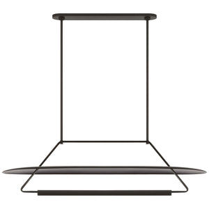 Visual Comfort Signature - KW 5107BLK - LED Linear Pendant - Teline - Matte Black