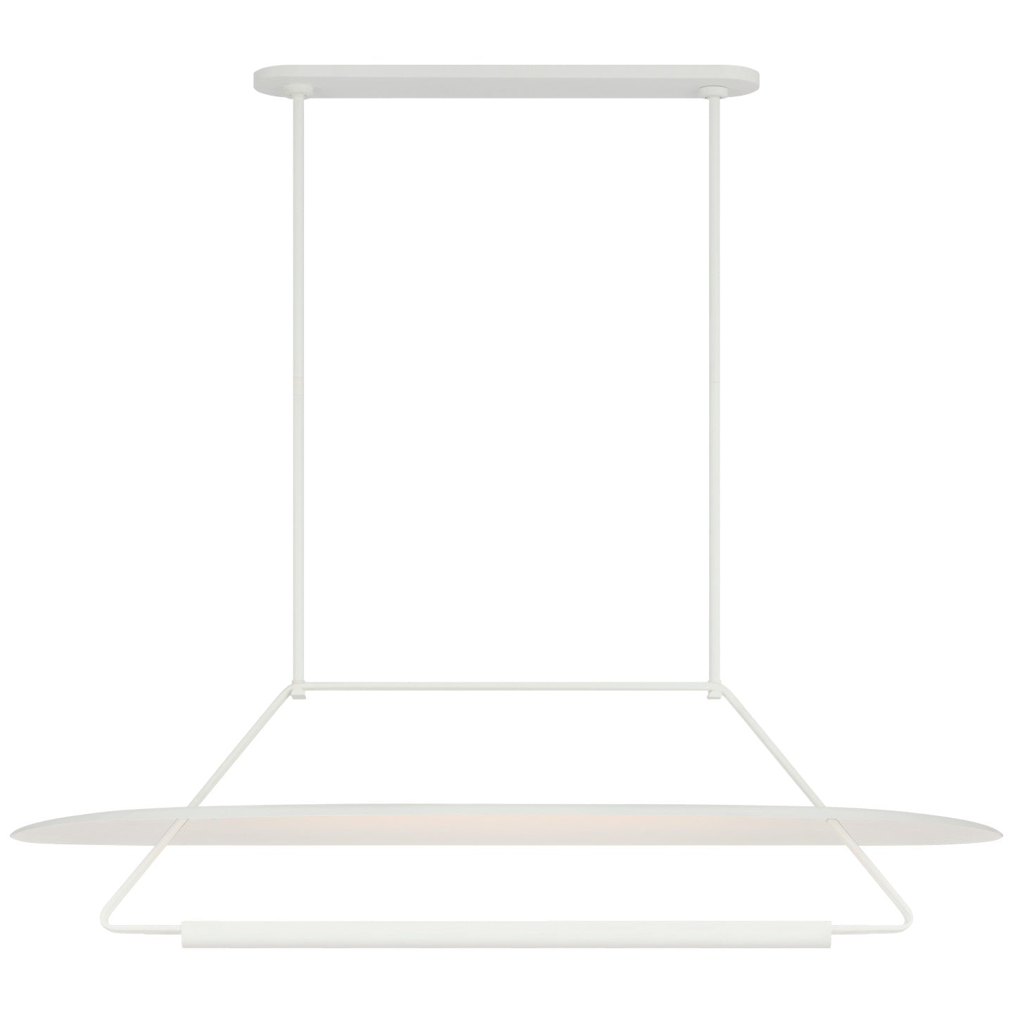 Visual Comfort Signature - KW 5107WHT - LED Linear Pendant - Teline - Matte White