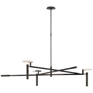 Visual Comfort Signature - KW 5603BZ-ALB - LED Chandelier - Melange - Bronze