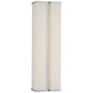 Visual Comfort Signature - PCD 2250PN/L - LED Wall Sconce - Vernet - Polished Nickel and Linen