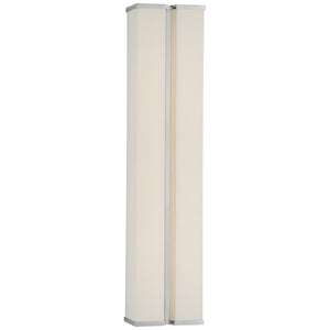 Visual Comfort Signature - PCD 2251PN/L - LED Wall Sconce - Vernet - Polished Nickel and Linen