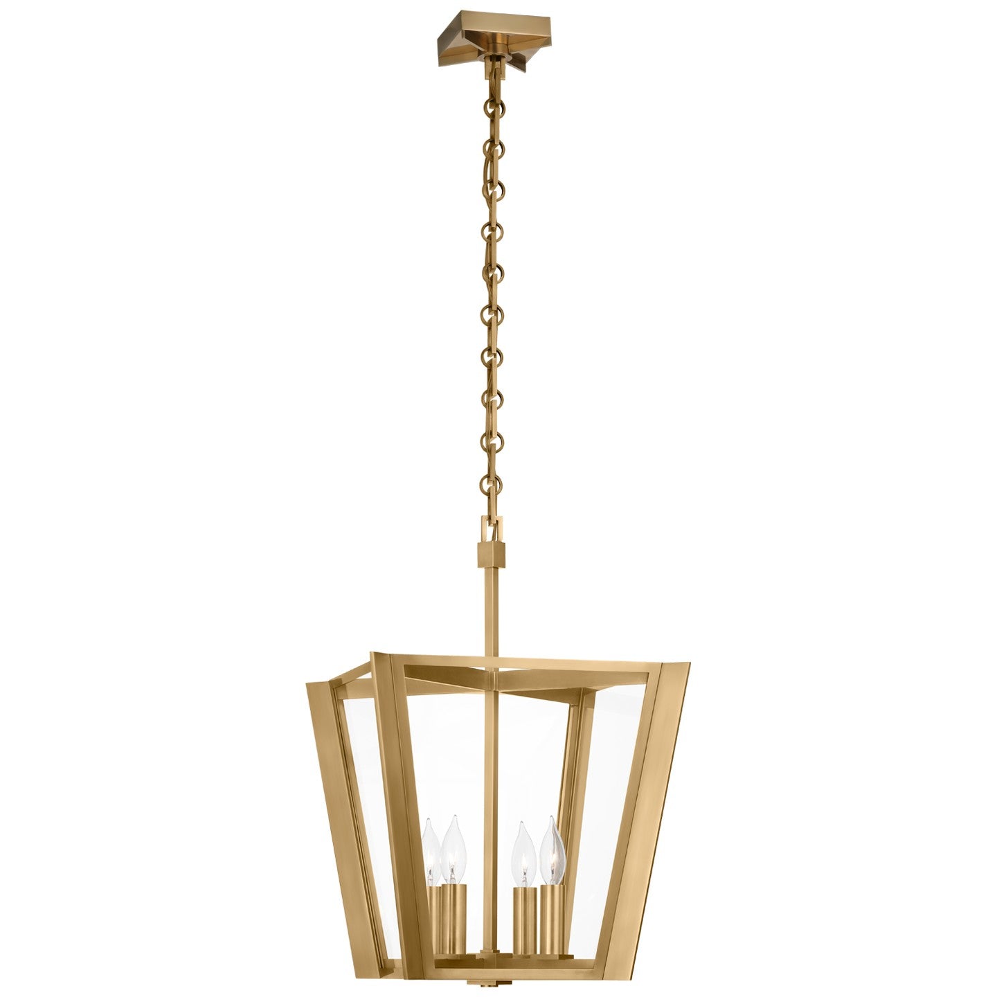 Visual Comfort Signature - PCD 5250HAB-CG - LED Lantern - Palais - Hand-Rubbed Antique Brass