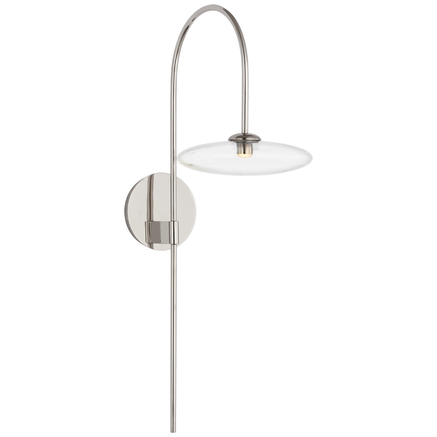 Visual Comfort Signature - S 2692PN-CG - LED Wall Sconce - Calvino - Polished Nickel