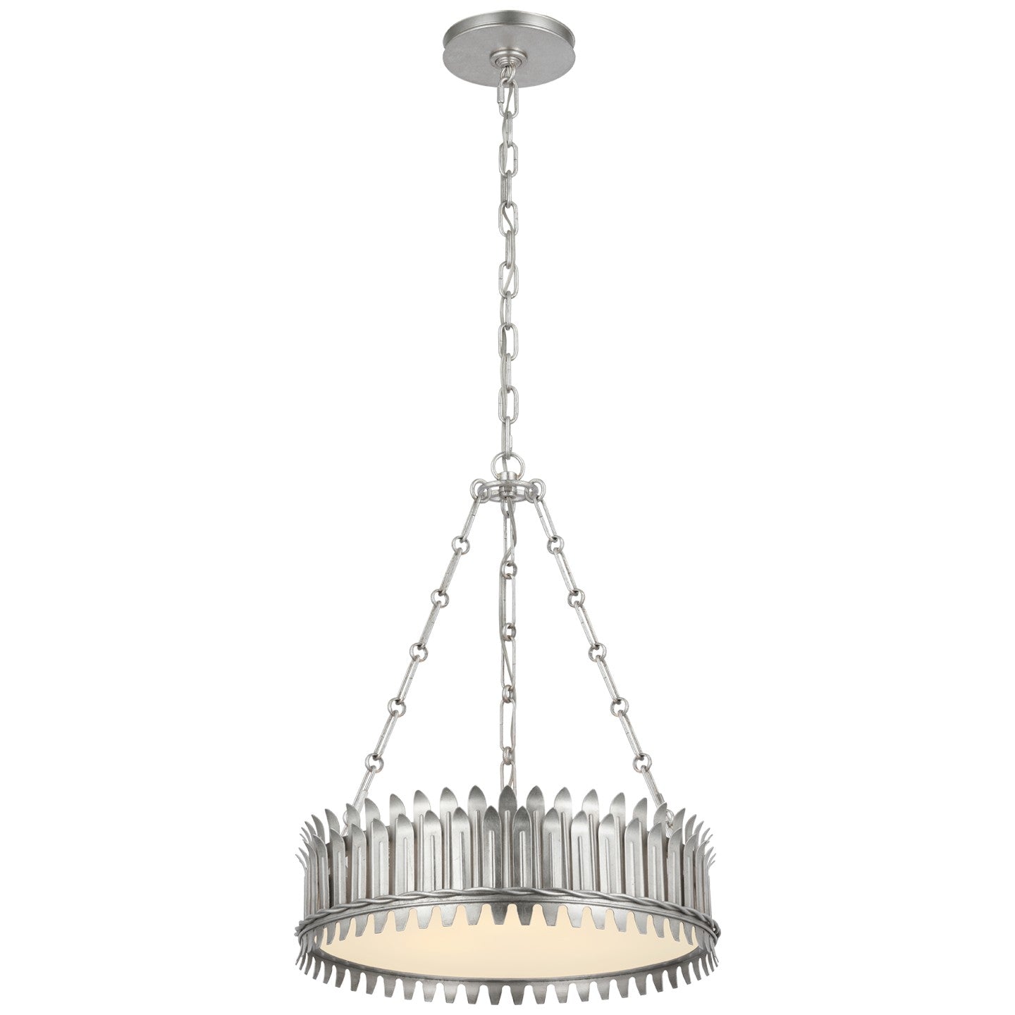 Visual Comfort Signature - SK 5205BSL-FA - LED Chandelier - Leslie - Burnished Silver Leaf