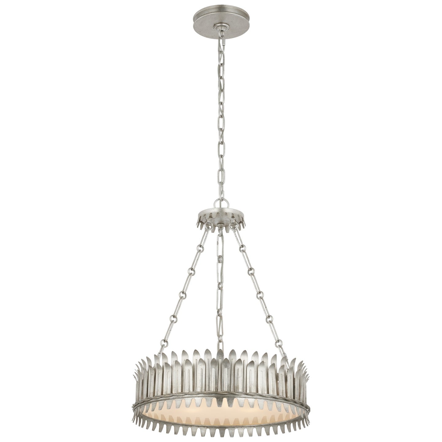 Visual Comfort Signature - SK 5205BSL-FA - LED Chandelier - Leslie - Burnished Silver Leaf