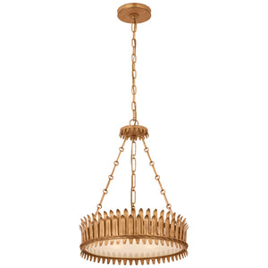 Visual Comfort Signature - SK 5205GI-FA - LED Chandelier - Leslie - Gilded Iron