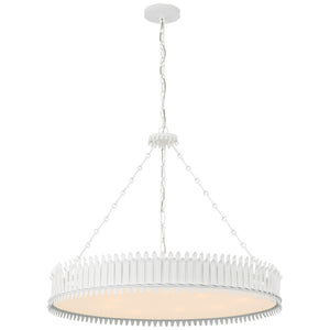 Visual Comfort Signature - SK 5207PW-FA - LED Chandelier - Leslie - Plaster White