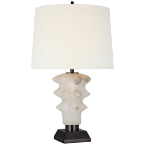 Visual Comfort Signature - TOB 3552ALB/BZ-L - LED Table Lamp - Luxor - Alabaster and Bronze