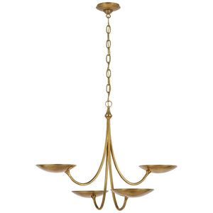 Visual Comfort Signature - TOB 5780HAB - LED Chandelier - Keira - Hand-Rubbed Antique Brass