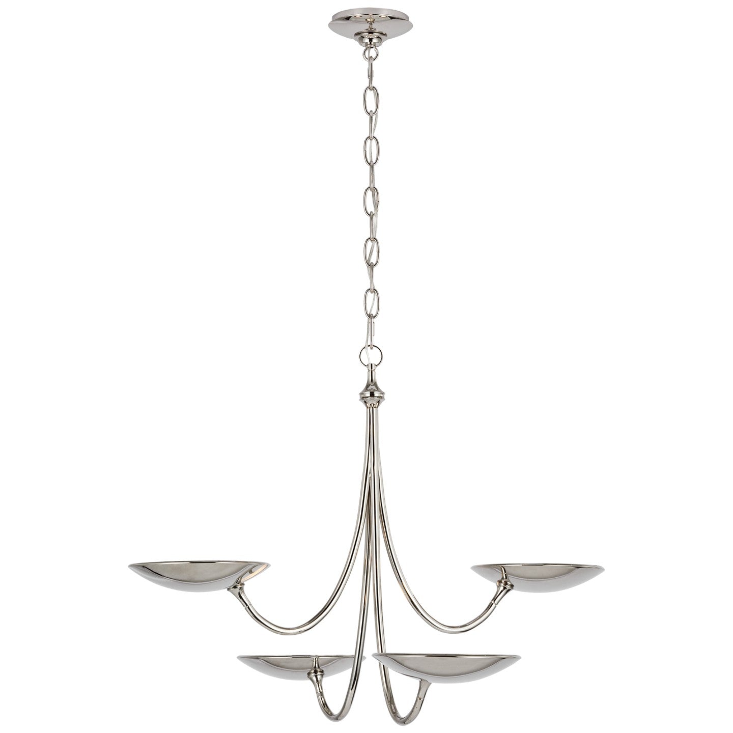 Visual Comfort Signature - TOB 5780PN - LED Chandelier - Keira - Polished Nickel