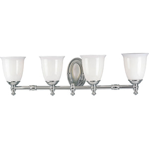 Progress Lighting - P3041-15 - Four Light Bath - Victorian - Polished Chrome