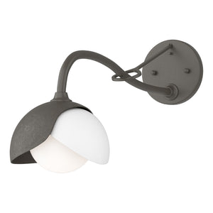 Hubbardton Forge - 201377-SKT-07-02-GG0711 - One Light Wall Sconce - Brooklyn - Dark Smoke