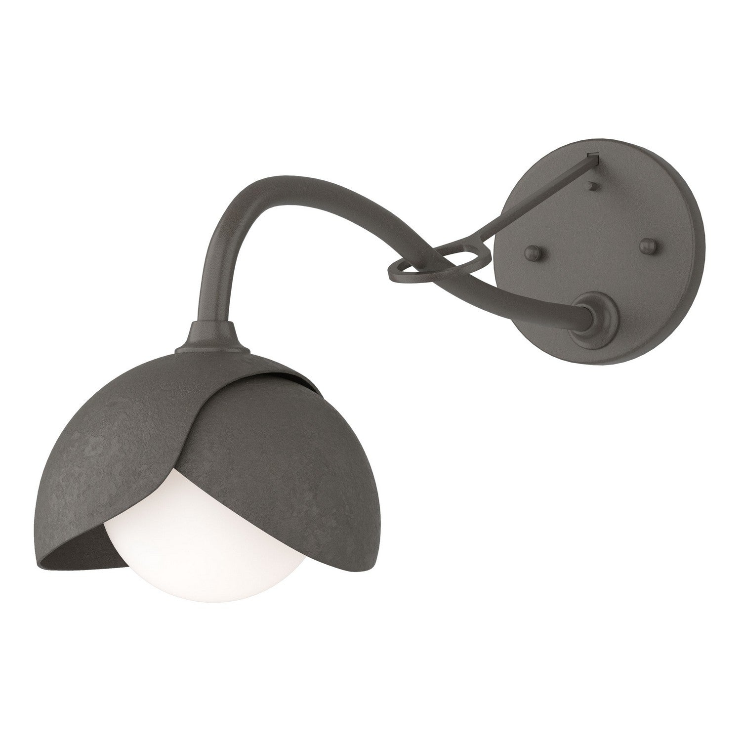 Hubbardton Forge - 201377-SKT-07-07-GG0711 - One Light Wall Sconce - Brooklyn - Dark Smoke