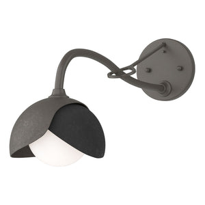 Hubbardton Forge - 201377-SKT-07-10-GG0711 - One Light Wall Sconce - Brooklyn - Dark Smoke