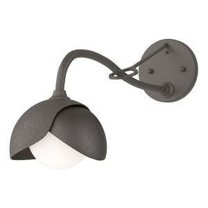 Hubbardton Forge - 201377-SKT-07-14-GG0711 - One Light Wall Sconce - Brooklyn - Dark Smoke