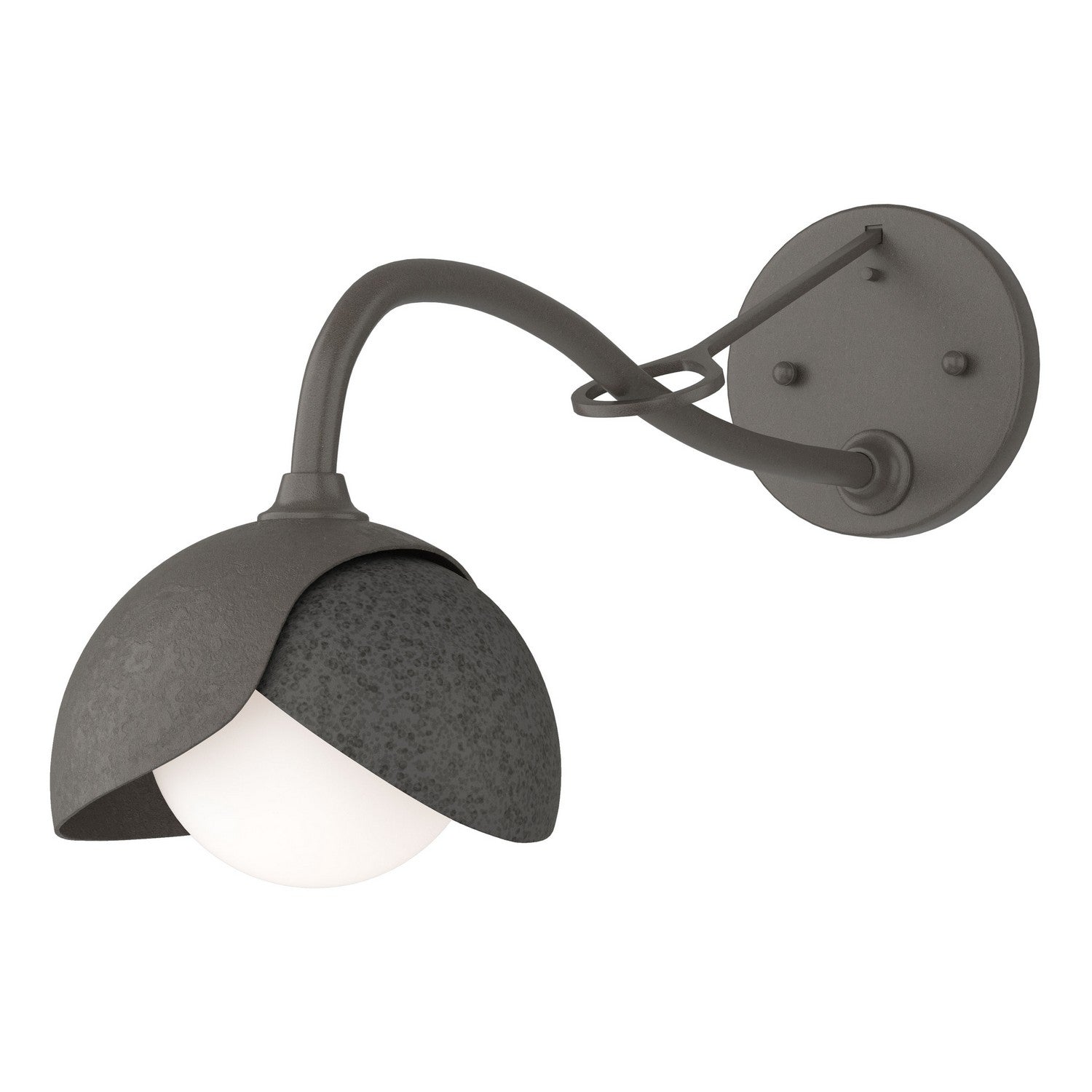 Hubbardton Forge - 201377-SKT-07-20-GG0711 - One Light Wall Sconce - Brooklyn - Dark Smoke