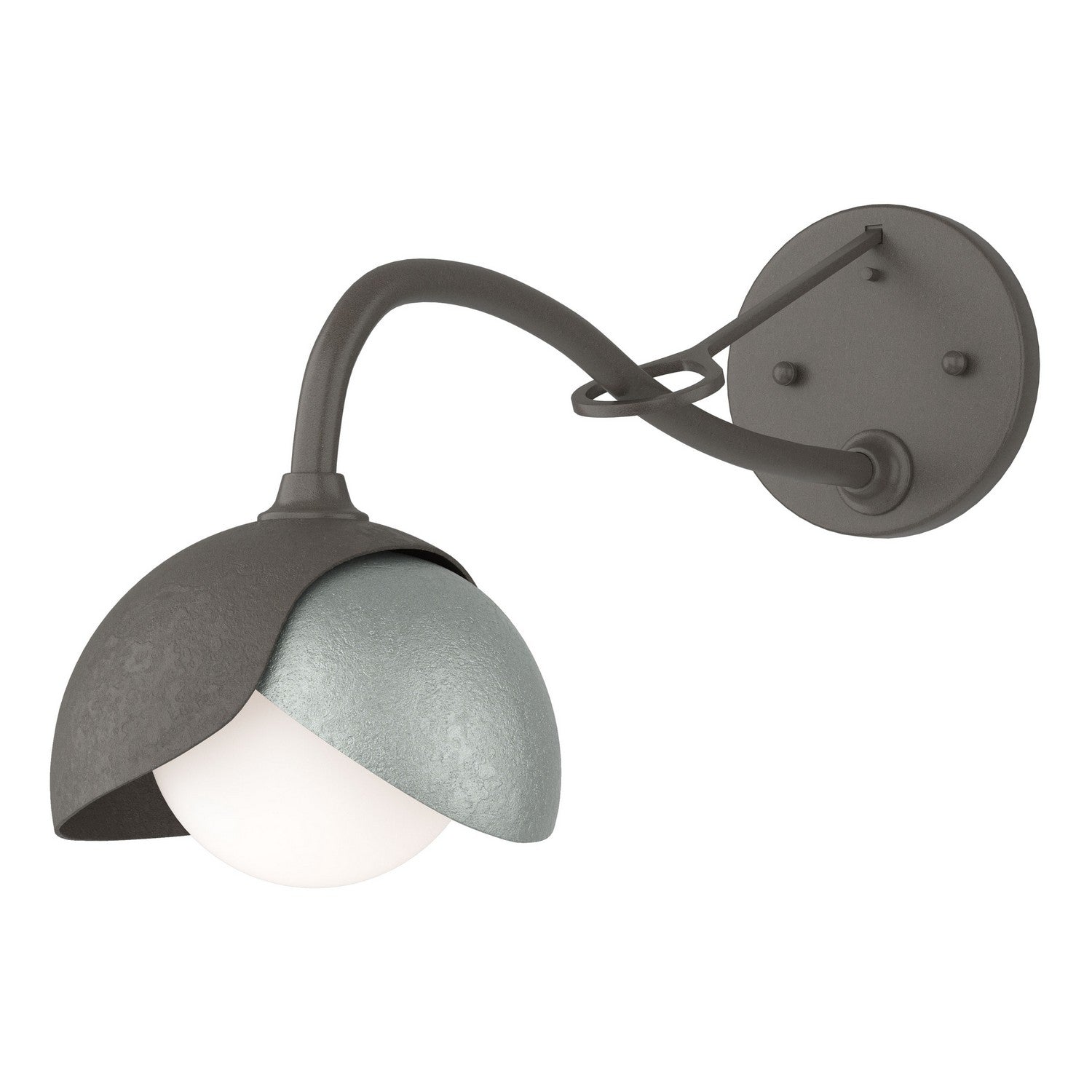 Hubbardton Forge - 201377-SKT-07-82-GG0711 - One Light Wall Sconce - Brooklyn - Dark Smoke