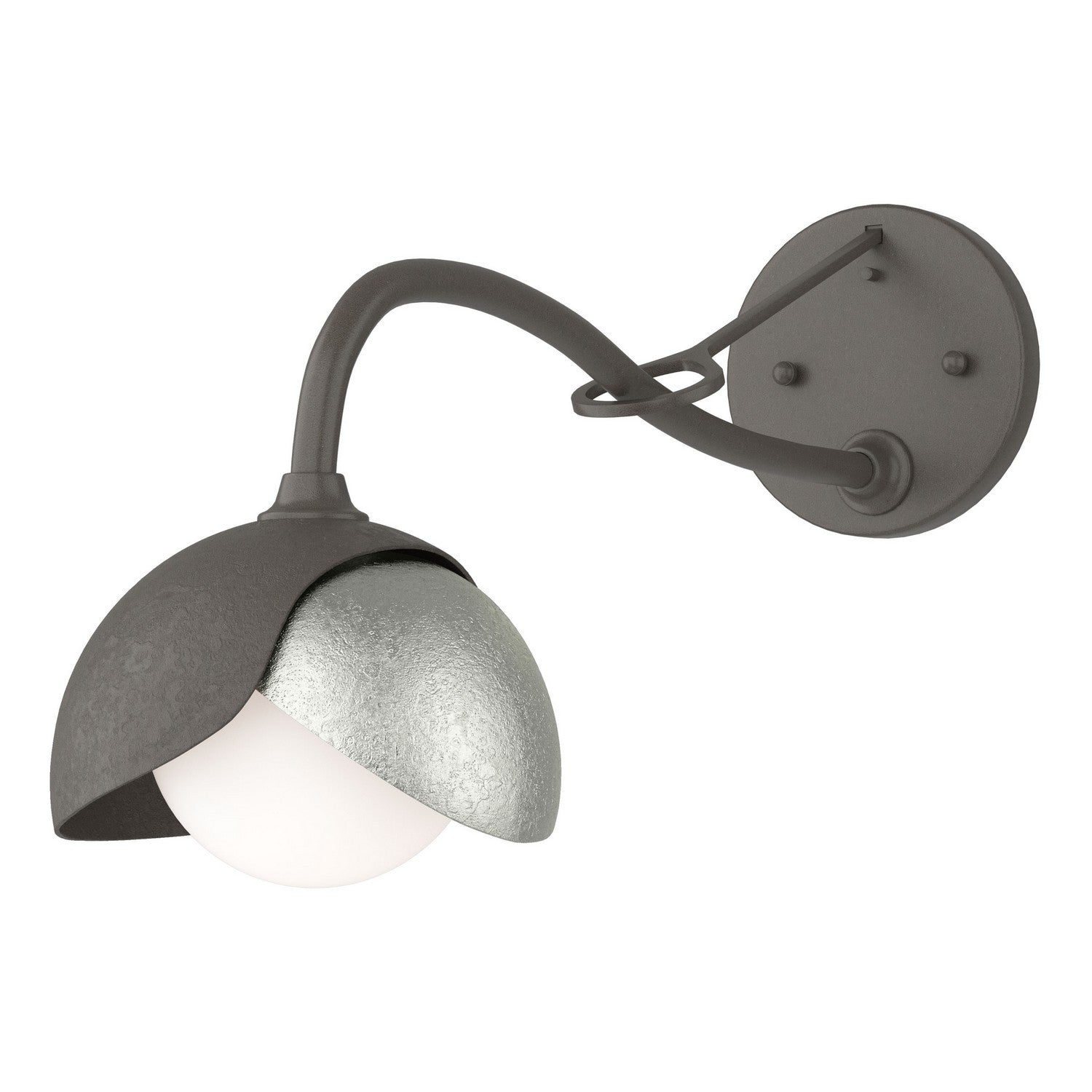 Hubbardton Forge - 201377-SKT-07-85-GG0711 - One Light Wall Sconce - Brooklyn - Dark Smoke
