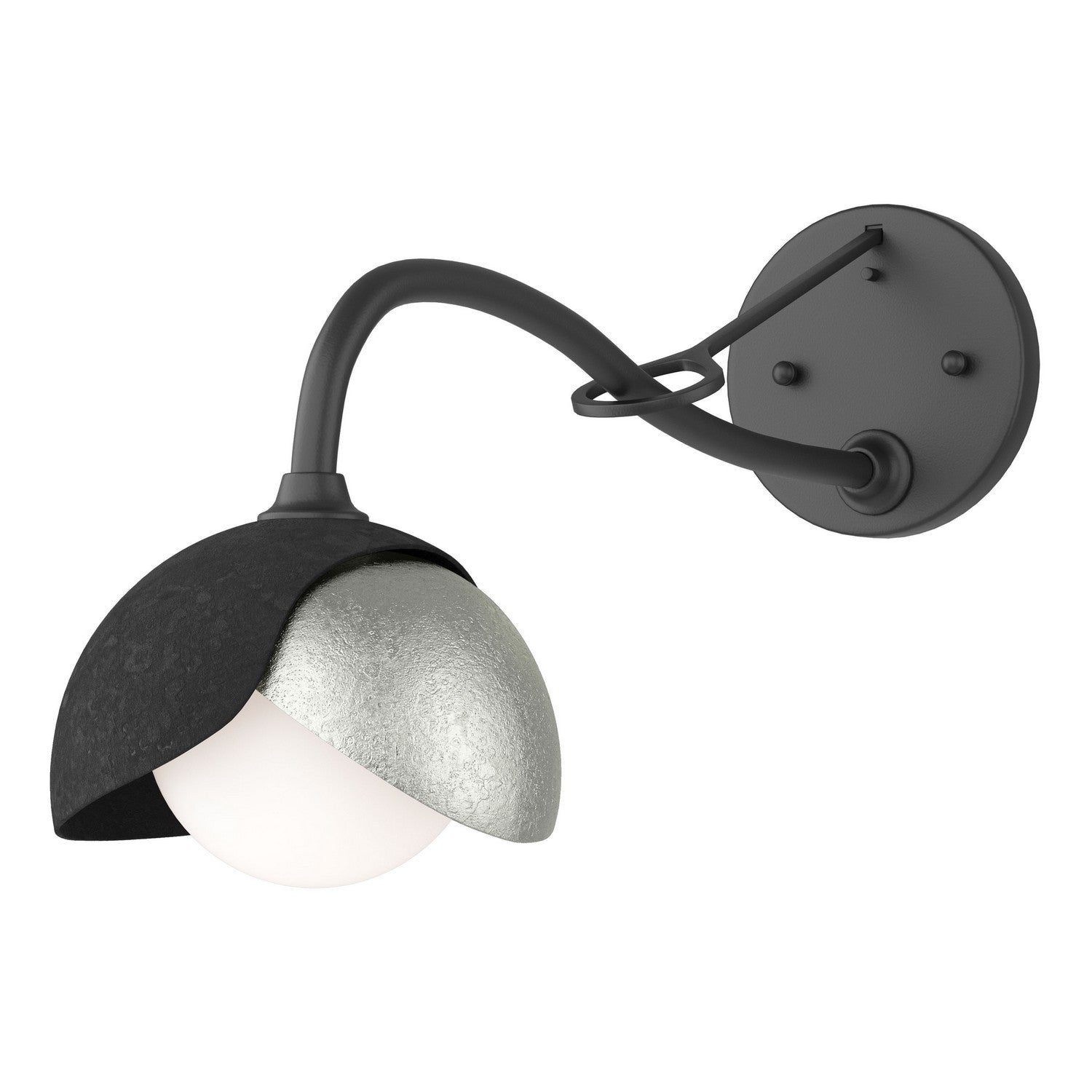 Hubbardton Forge - 201377-SKT-10-85-GG0711 - One Light Wall Sconce - Brooklyn - Black