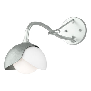 Hubbardton Forge - 201377-SKT-82-02-GG0711 - One Light Wall Sconce - Brooklyn - Vintage Platinum