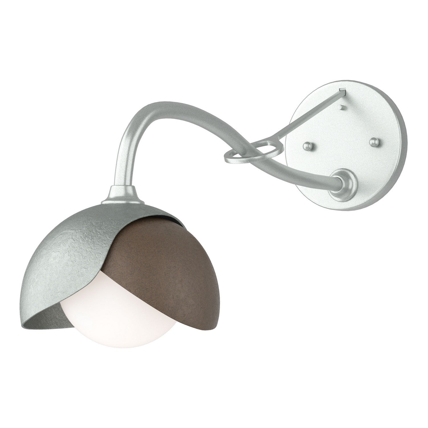 Hubbardton Forge - 201377-SKT-82-05-GG0711 - One Light Wall Sconce - Brooklyn - Vintage Platinum