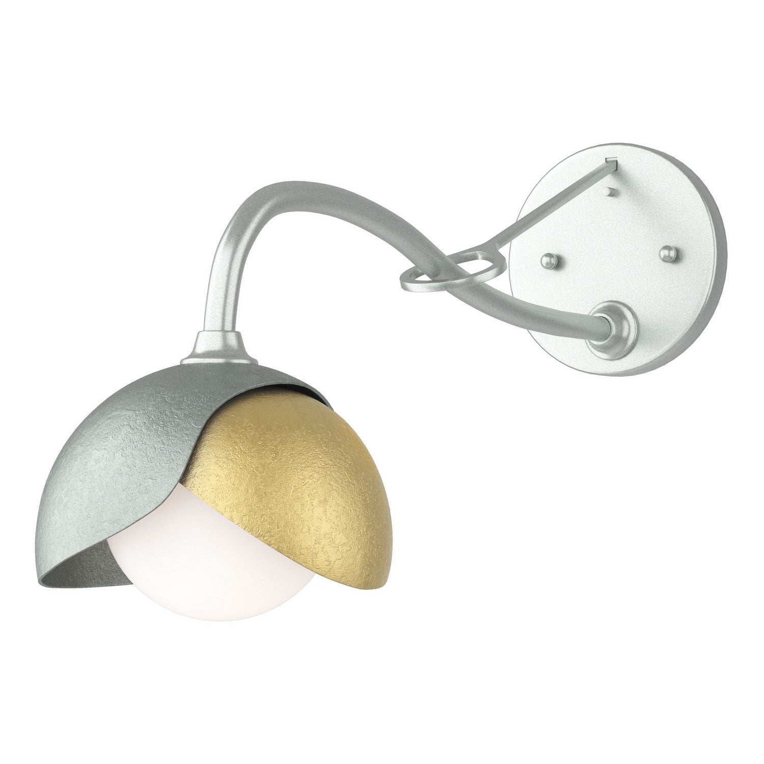 Hubbardton Forge - 201377-SKT-82-86-GG0711 - One Light Wall Sconce - Brooklyn - Vintage Platinum