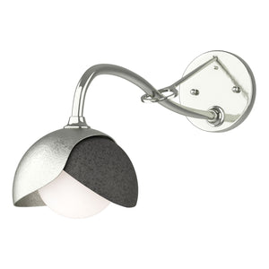 Hubbardton Forge - 201377-SKT-85-20-GG0711 - One Light Wall Sconce - Brooklyn - Sterling