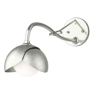 Hubbardton Forge - 201377-SKT-85-85-GG0711 - One Light Wall Sconce - Brooklyn - Sterling