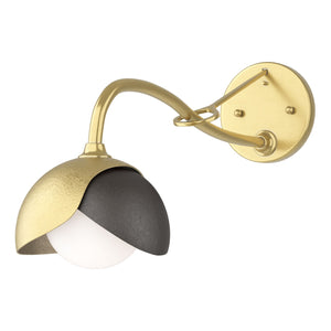 Hubbardton Forge - 201377-SKT-86-14-GG0711 - One Light Wall Sconce - Brooklyn - Modern Brass