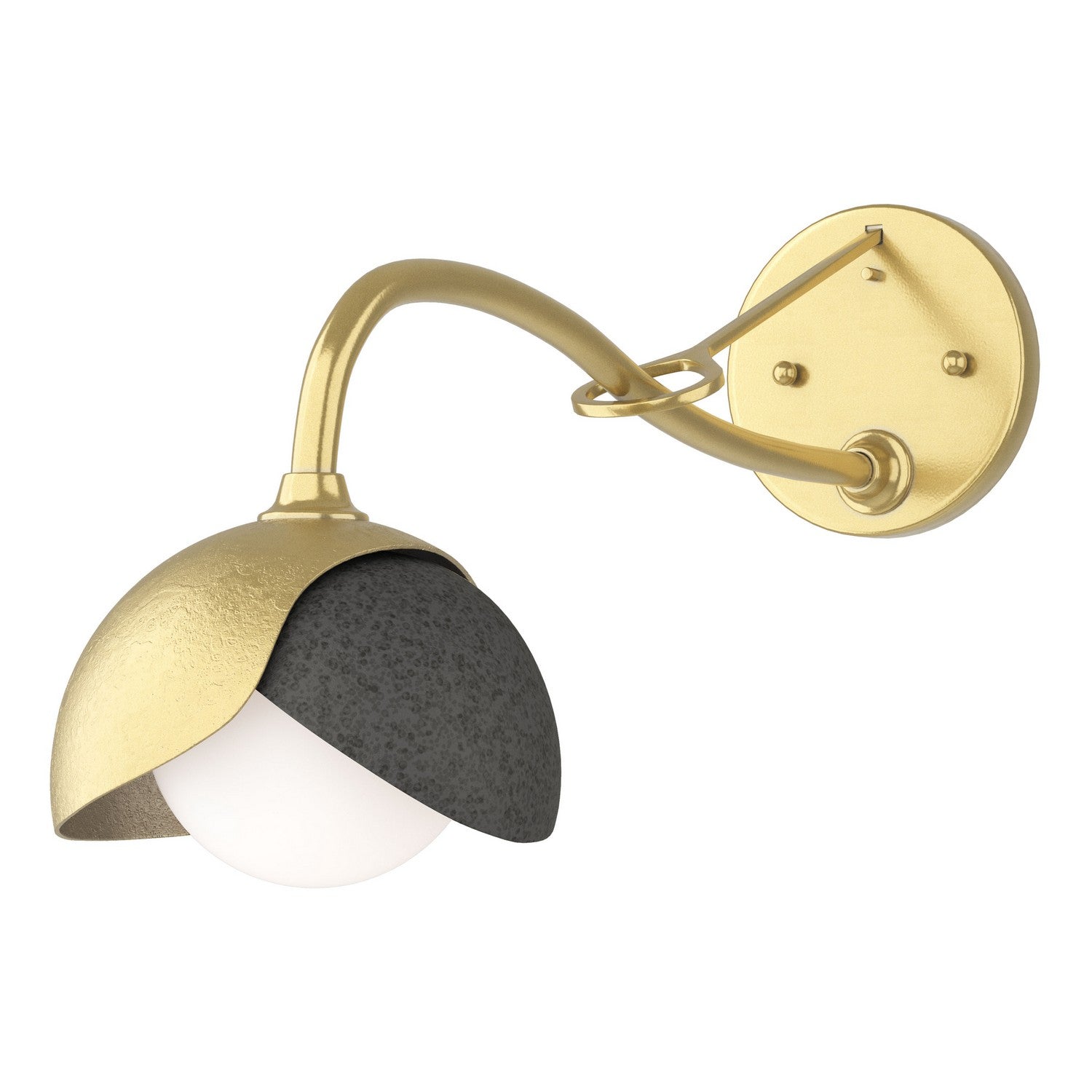 Hubbardton Forge - 201377-SKT-86-20-GG0711 - One Light Wall Sconce - Brooklyn - Modern Brass