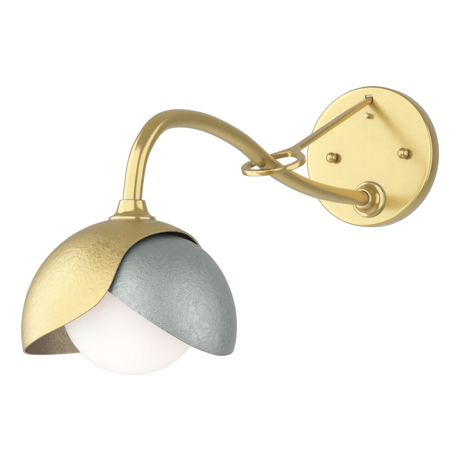 Hubbardton Forge - 201377-SKT-86-82-GG0711 - One Light Wall Sconce - Brooklyn - Modern Brass
