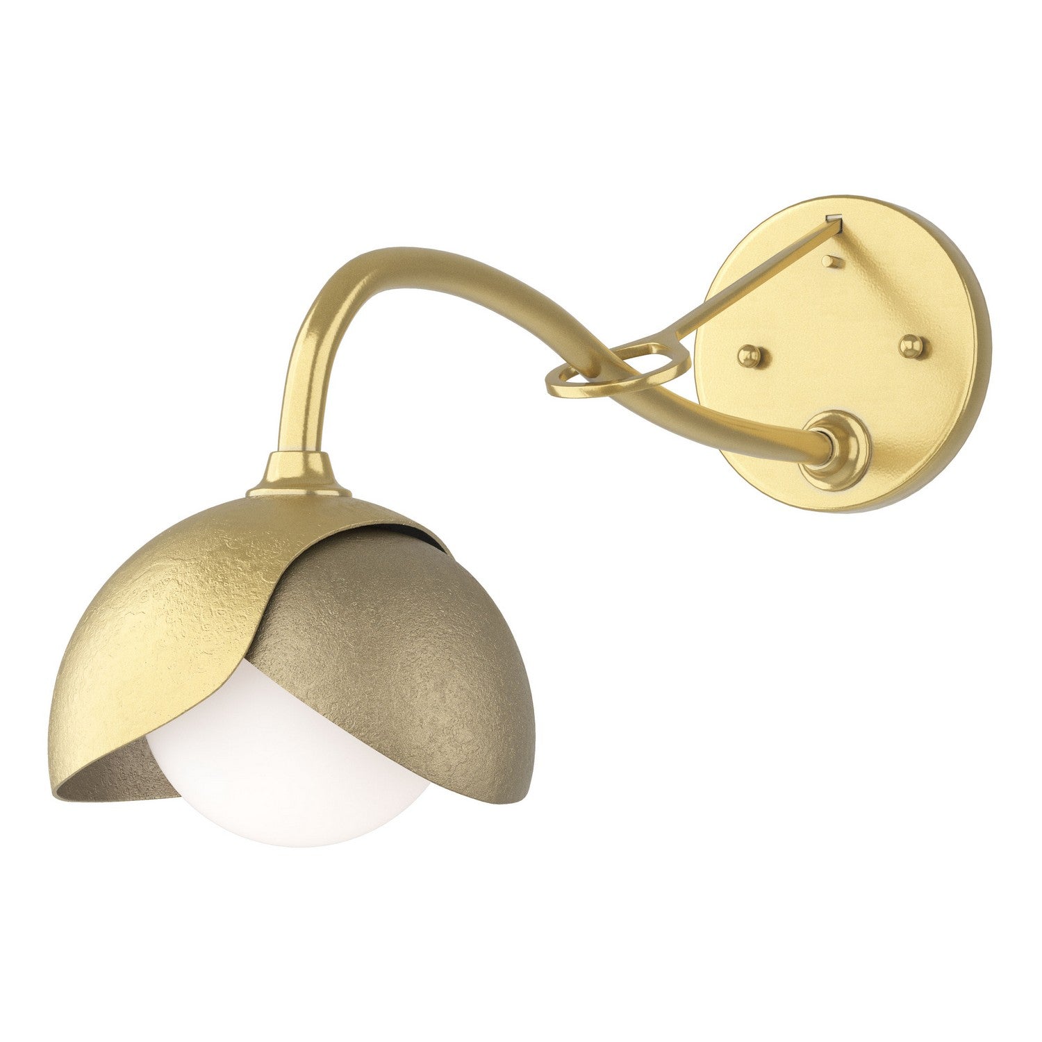 Hubbardton Forge - 201377-SKT-86-84-GG0711 - One Light Wall Sconce - Brooklyn - Modern Brass