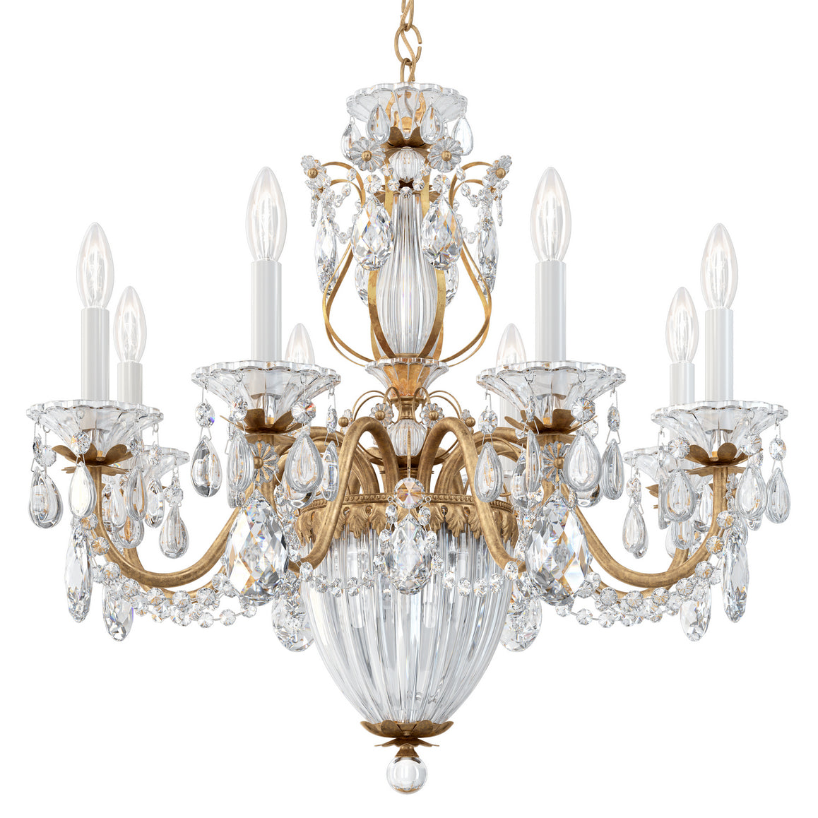 Schonbek - 1238N-26H - 11 Light Chandelier - Bagatelle - French Gold