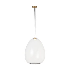 Visual Comfort Modern - 700TDKPR17CNB-LED927 - LED Pendant - Kapoor - Clear/Natural Brass