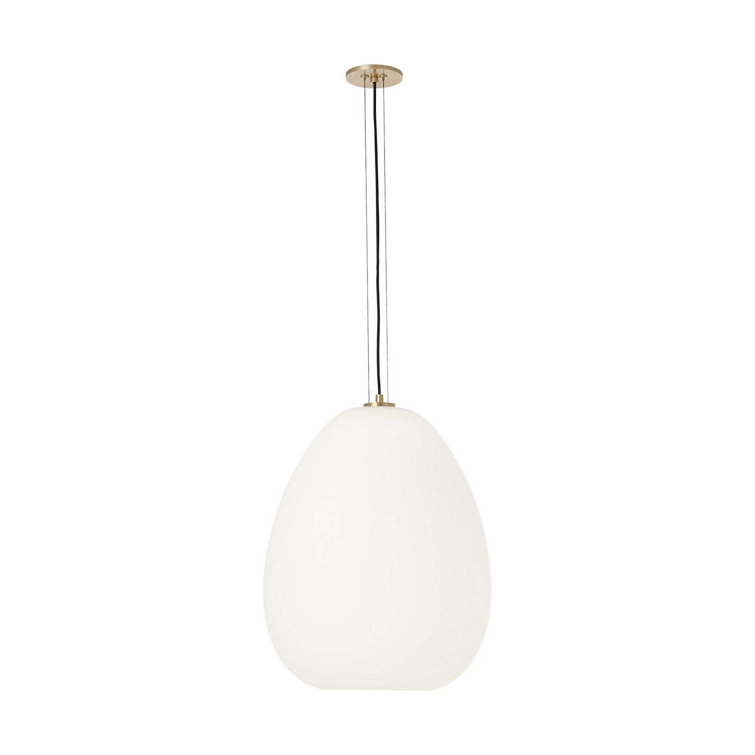 Visual Comfort Modern - 700TDKPR17OPNB-LED927 - LED Pendant - Kapoor - Opal/Natural Brass