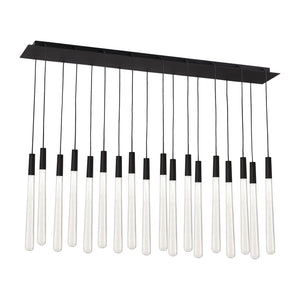 Visual Comfort Modern - 700TRSPPYLC18TB-LED120 - LED Chandelier - Pylon - Nightshade Black