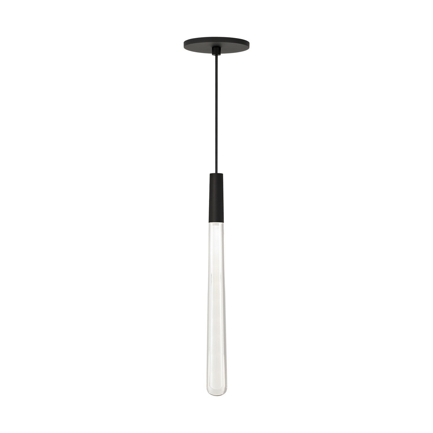 Visual Comfort Modern - 700TRSPPYLC1RB-LED930 - LED Pendant - Pylon - Nightshade Black