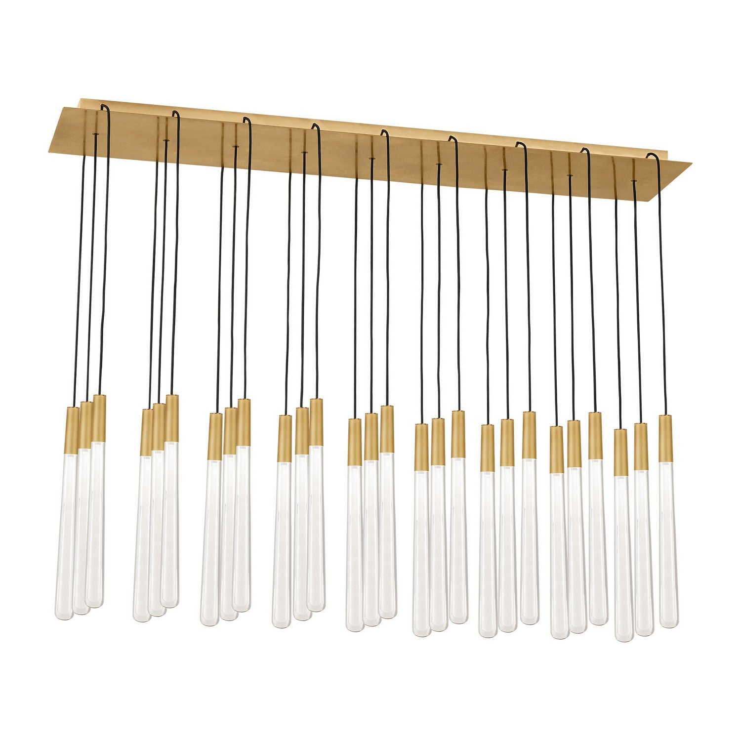 Visual Comfort Modern - 700TRSPPYLC27TNB-LED277 - LED Chandelier - Pylon - Natural Brass