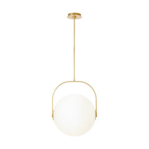 Visual Comfort Modern - SLPD10327OPNB - LED Pendant - Fues - Natural Brass